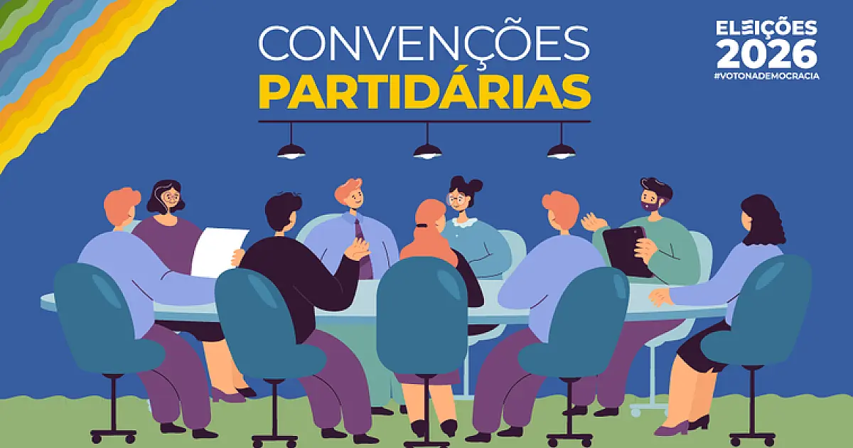Convenções partidárias podem ser realizadas até 5 de agosto