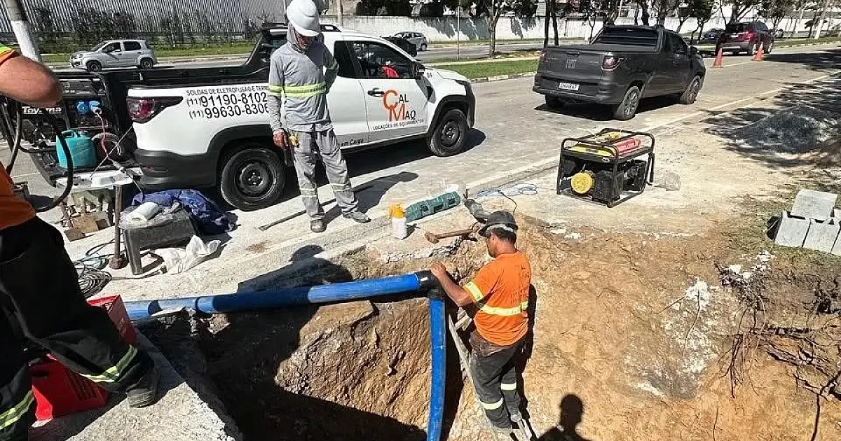 Região leste de Jacareí ficará sem água durante obras nesta terça (28)